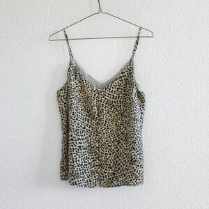 Jordane V-Neck Leopard Animal Print Camisole top